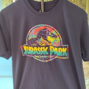 Jurassic Park Navy Short Sleeve Tee LG
